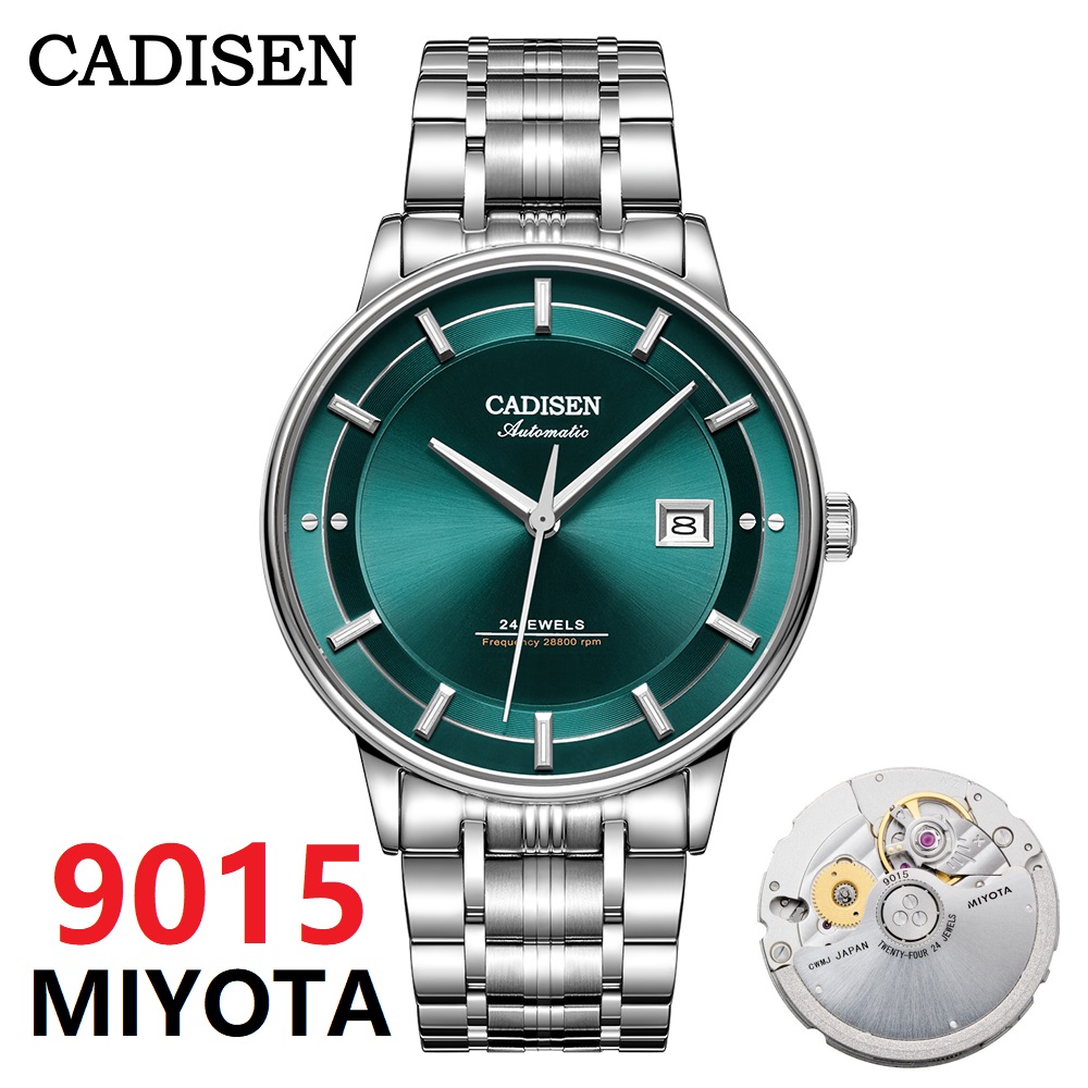 Jewelry Inspired Watches - CADISEN Ultradun mechanisch polshorloge Japan MIYOTA