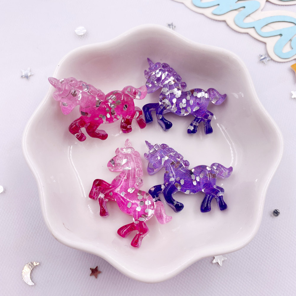 Paradise Jewelry & Watches Llc Miami Reviews - 6 STKS Kleurrijke Hars Glitter 3D