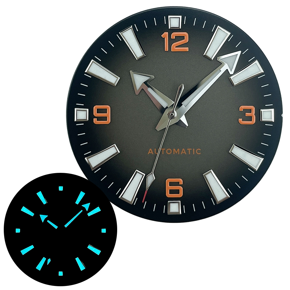 Jewelry Style Watches - 33 mm steriele zwarte oranje gradiënt