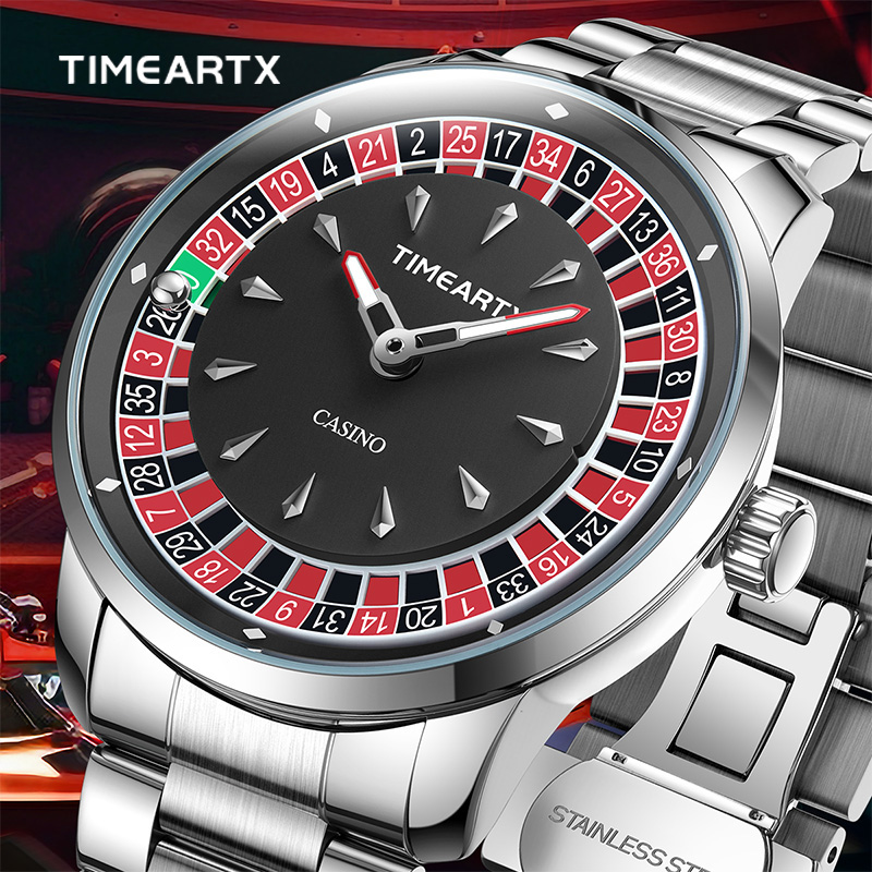 Jewelry Inspired Watches - TIMEARTX Gloednieuwe luxe quartzhorloges Man Europese