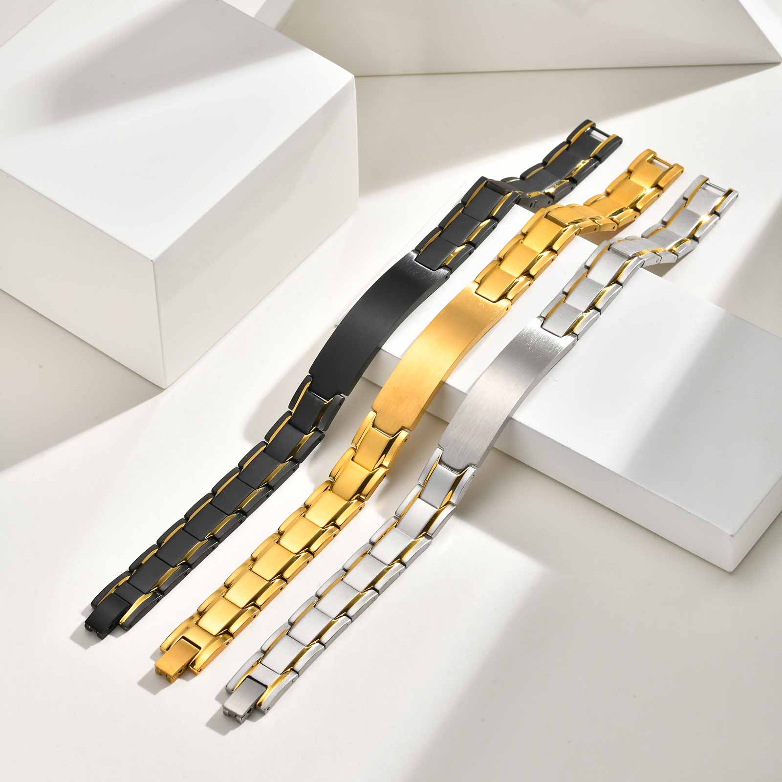 Aangepaste naam tekst gegravee - Jewelry Watches Men recensie en prijs