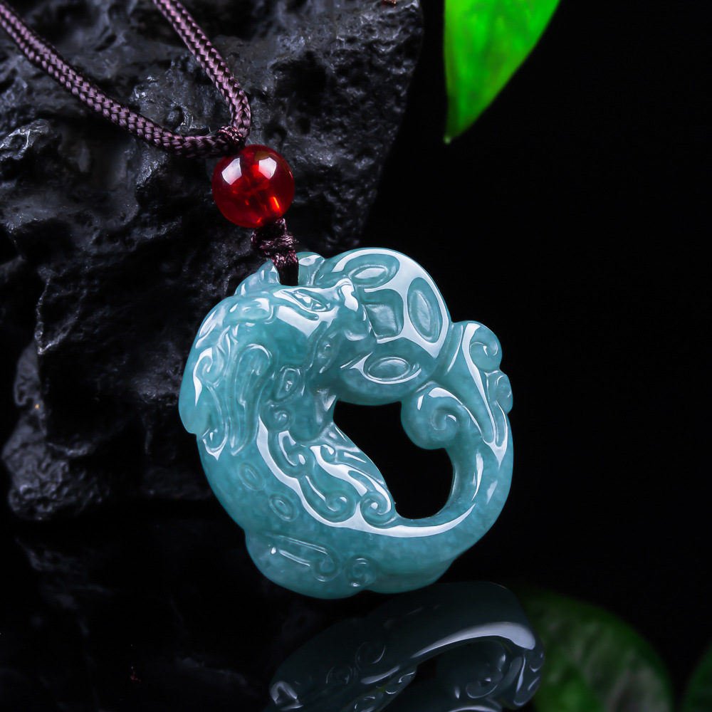 Birmese Jadeiet Pixiu hanger e - Necklace Pendant recensie en prijs