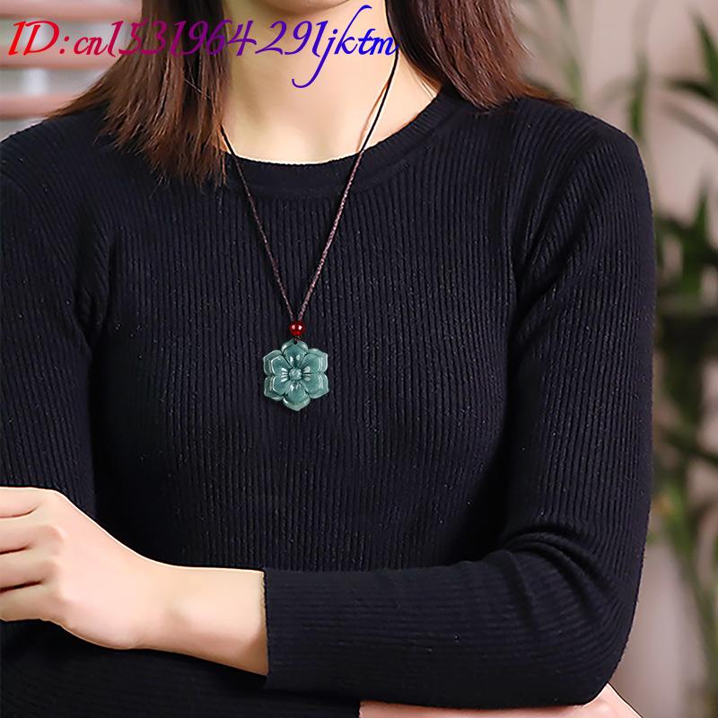 Birmese Jadeïet Bloemhanger Ke - Necklace Pendant recensie en prijs