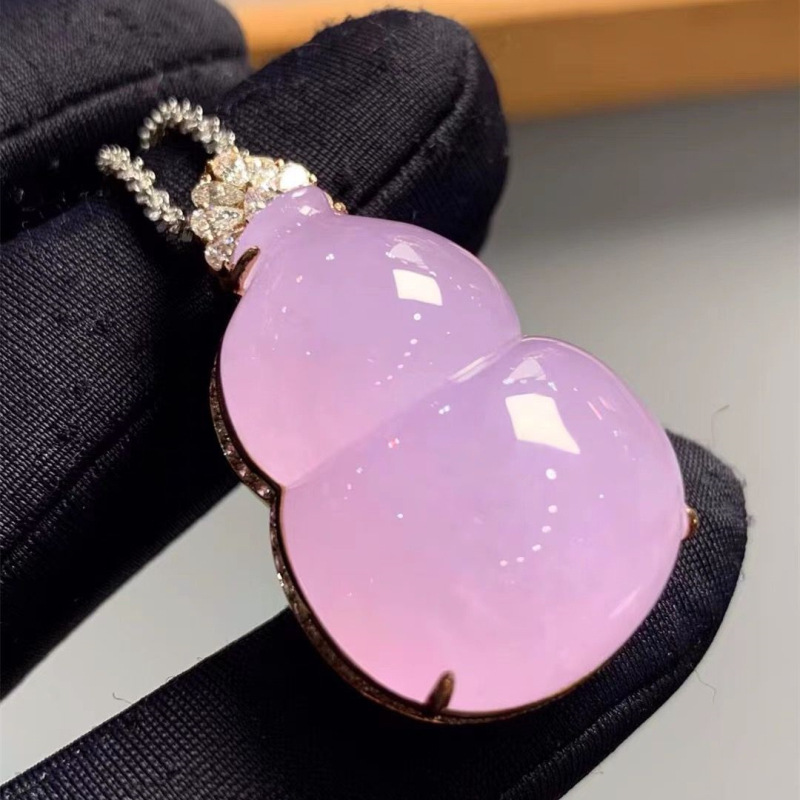 Myanmarese violet ijsjadeit ka - Necklace Pendant recensie en prijs