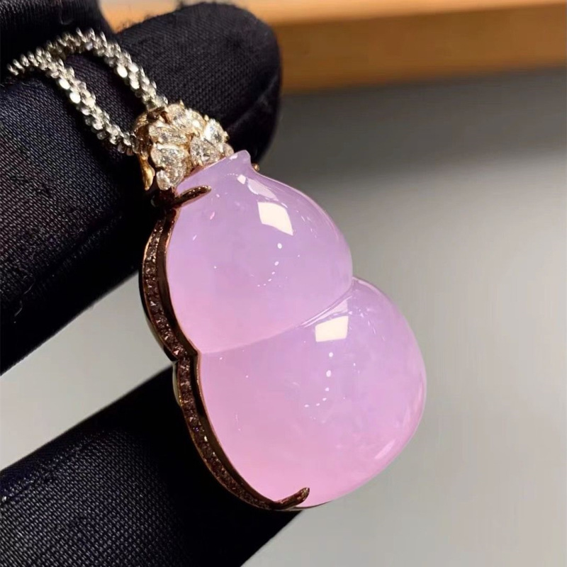 Myanmarese violet ijsjadeit ka - Necklace Pendant recensie en prijs