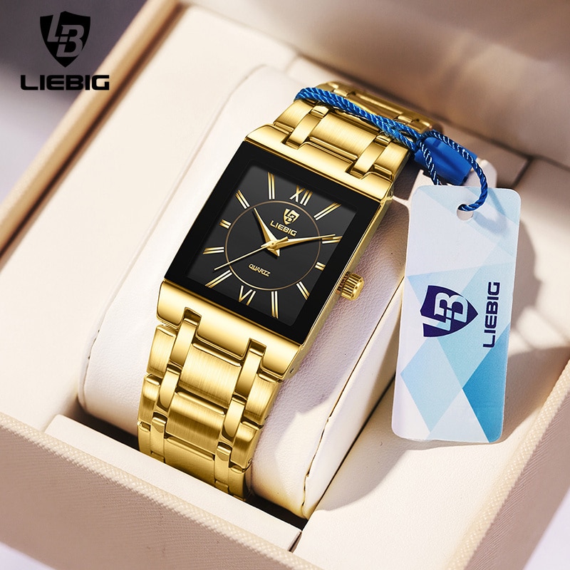 LiEBIG Luxe Gouden Quartz Horl - Jewelry Style Watches recensie en prijs