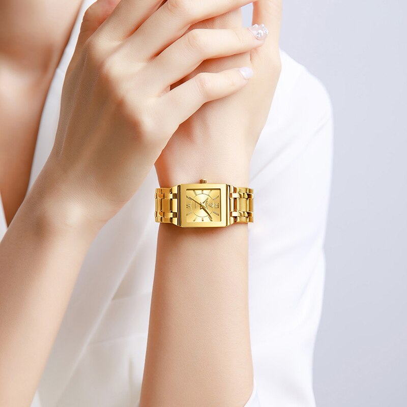 LiEBIG Luxe Gouden Quartz Horl - Jewelry Style Watches recensie en prijs