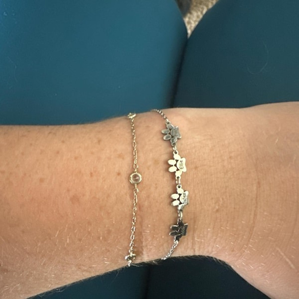Aangepaste pootafdruk enkelban - Anklet Foot Chain recensie en prijs