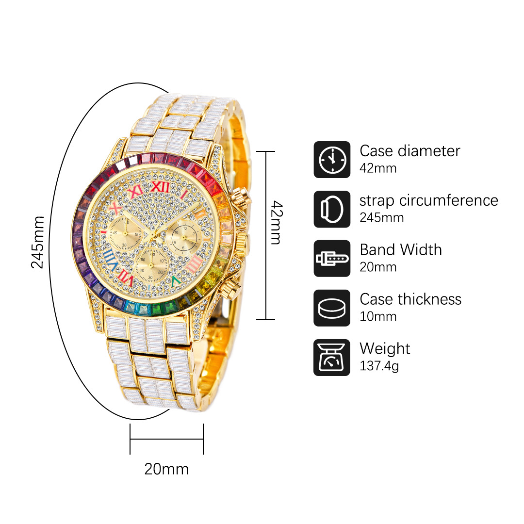 Missfox Luxe Iced Horloge Voor - Jewelry Inspired Watches recensie en prijs