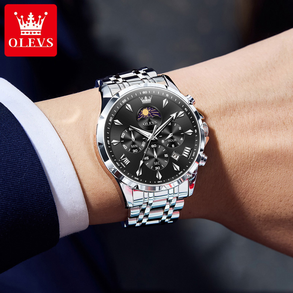 OLEVS 3653 Merk Maanfase Kalen - Jewelry Inspired Watches recensie en prijs