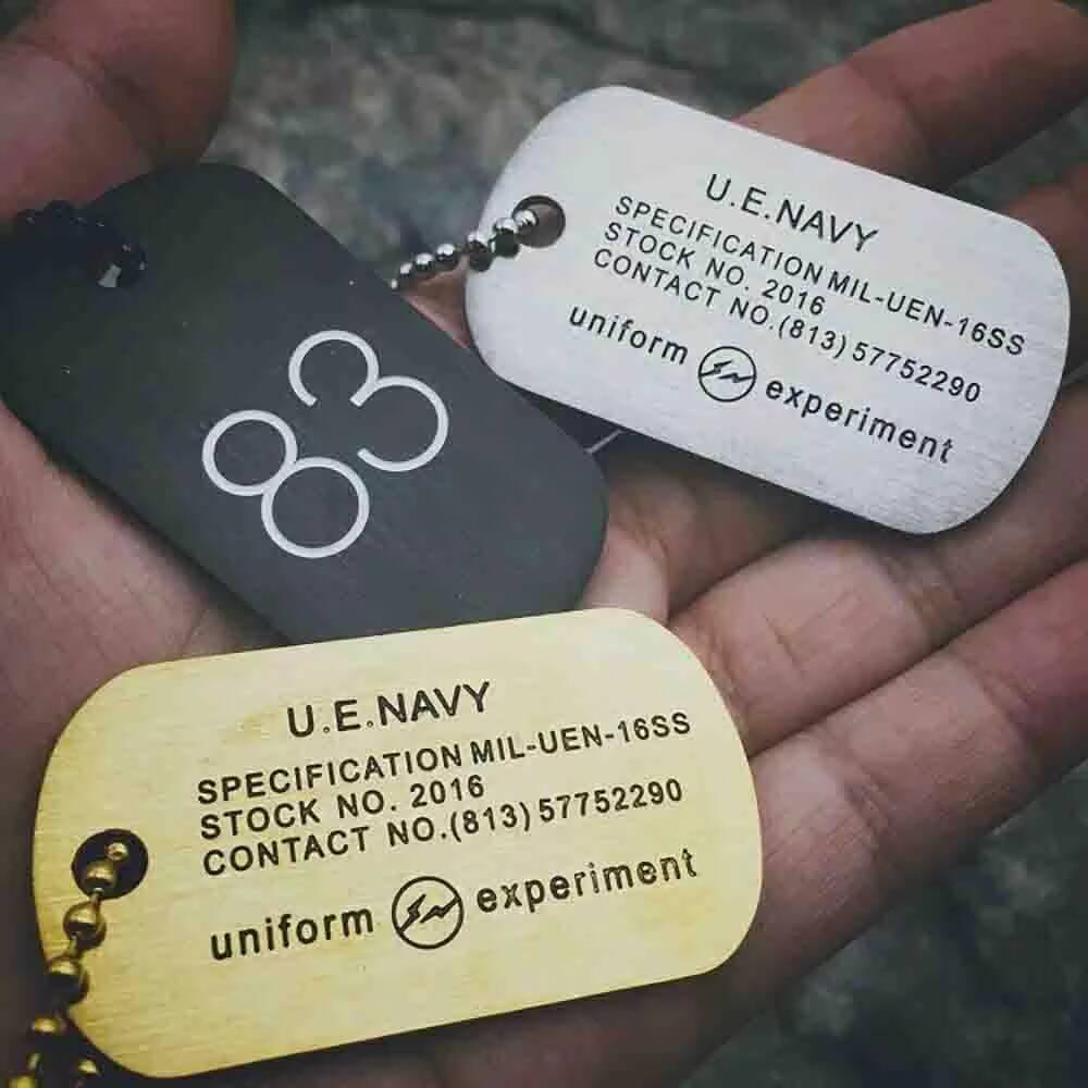 Straat Hip Hop Bliksem nr. 83  - Mens Dog Tag Necklace recensie en prijs