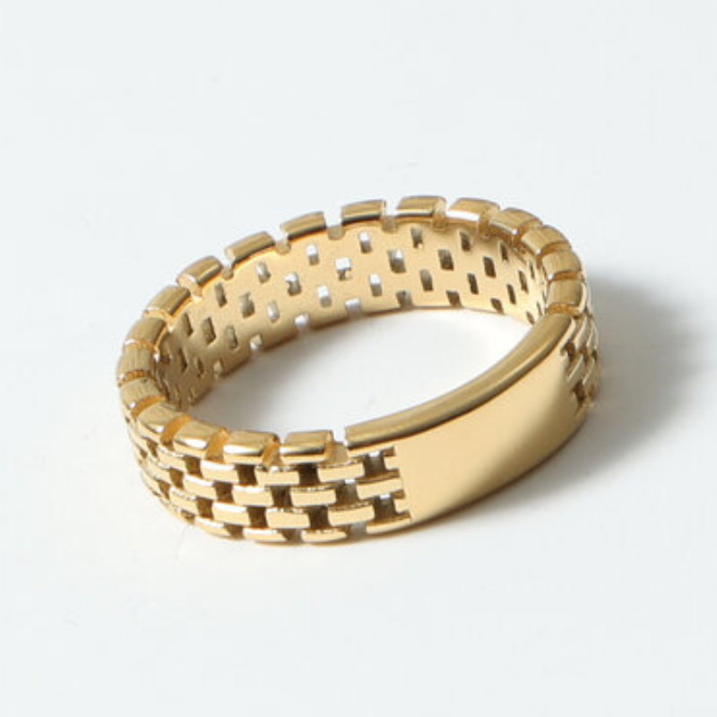 Goudkleurige Mesh-Kettingring  - Jewelry & Watches Bench recensie en prijs