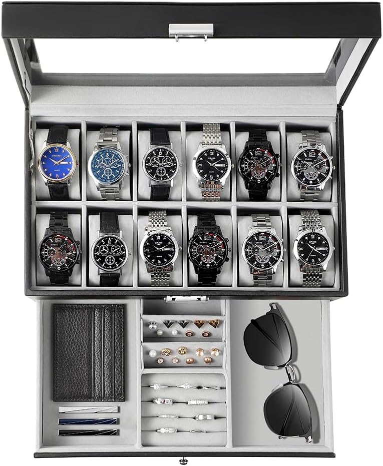 Horloge-opbergdoos voor mannen - Jewelry Watches Men recensie en prijs