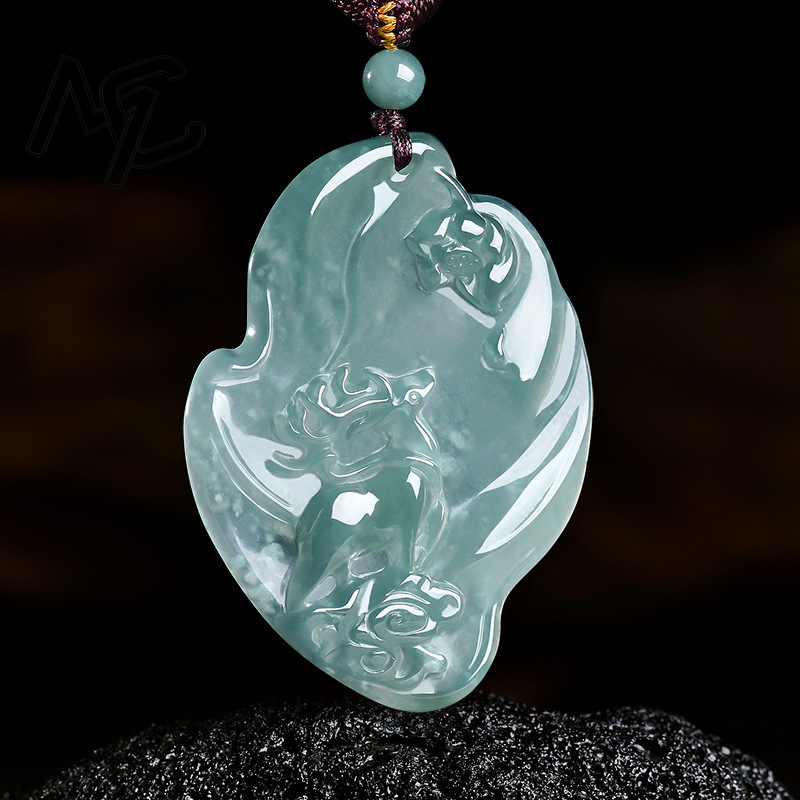 Echte natuurlijke smaragd jade - Necklace Pendant recensie en prijs