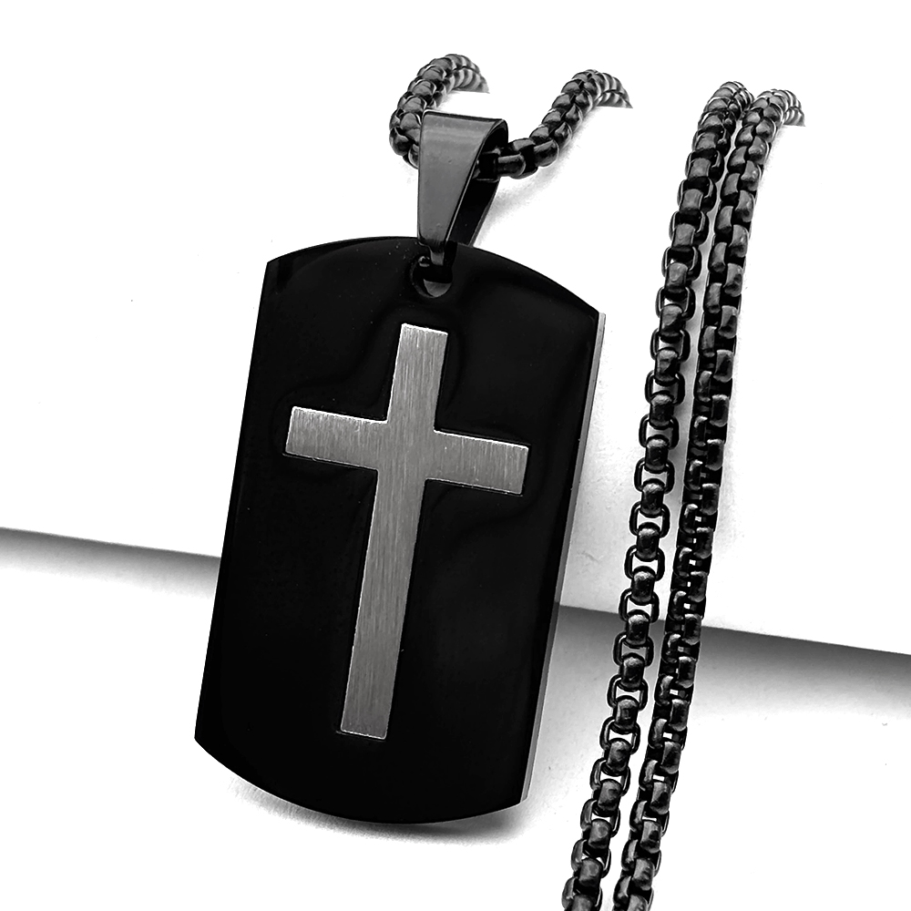 Militaire leger tweekleurige k - Mens Dog Tag Necklace recensie en prijs