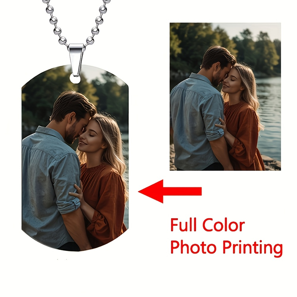 Op maat gemaakte gepersonalise - Mens Dog Tag Necklace recensie en prijs