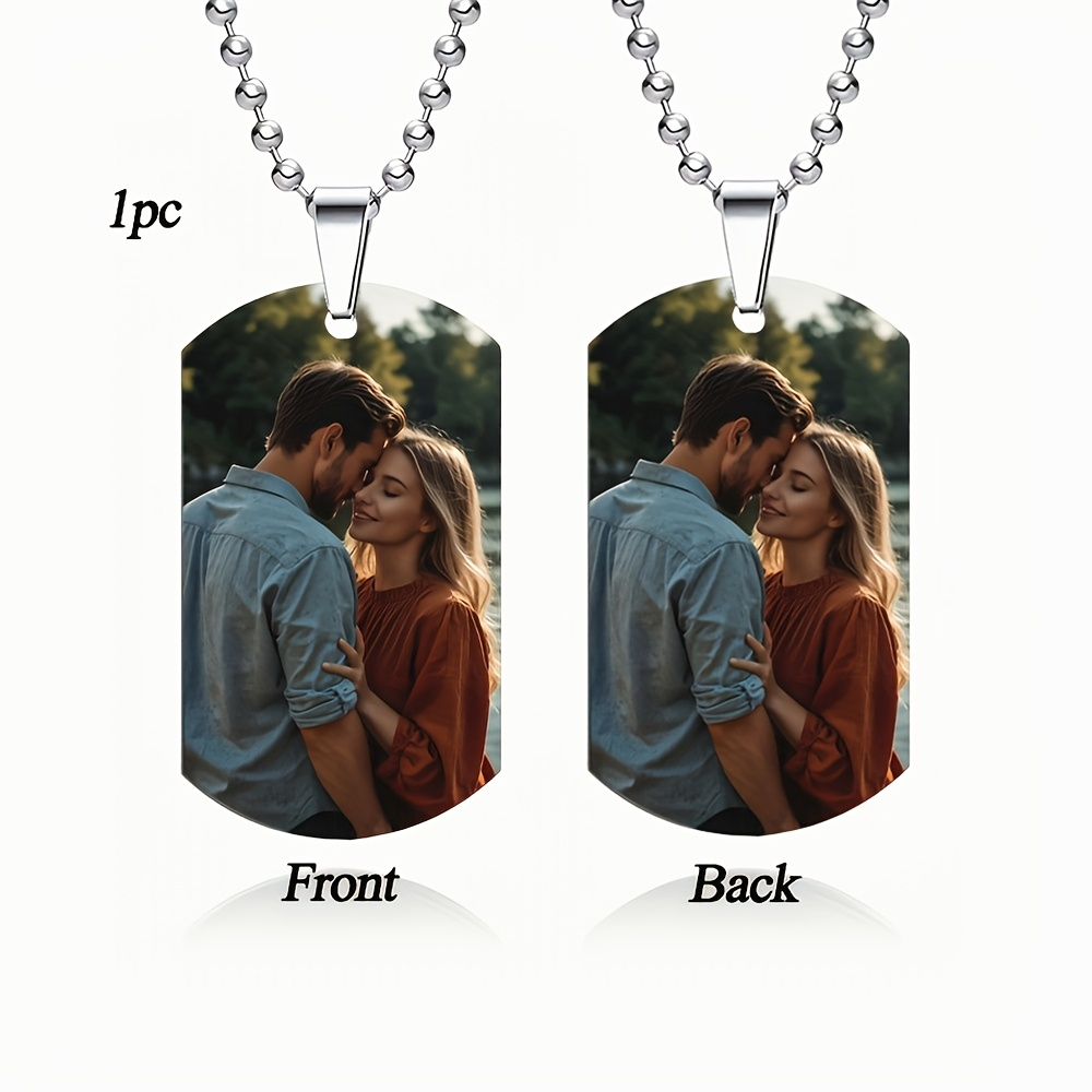Op maat gemaakte gepersonalise - Mens Dog Tag Necklace recensie en prijs